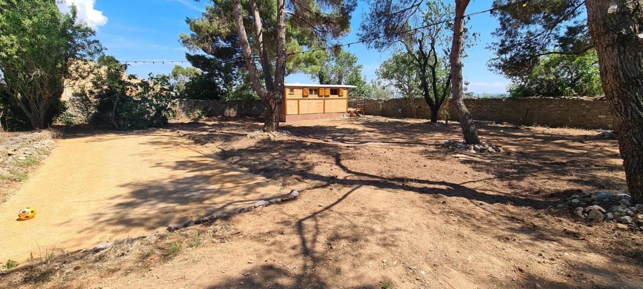 Villa Roulotte Dans L'Aude Trausse Exterior foto